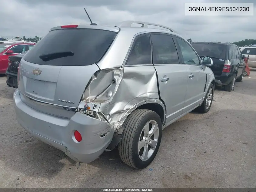 2014 Chevrolet Captiva Sport Ltz VIN: 3GNAL4EK9ES504230 Lot: 45364618