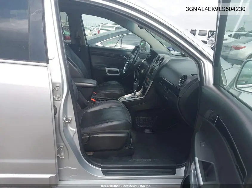 2014 Chevrolet Captiva Sport Ltz VIN: 3GNAL4EK9ES504230 Lot: 45364618