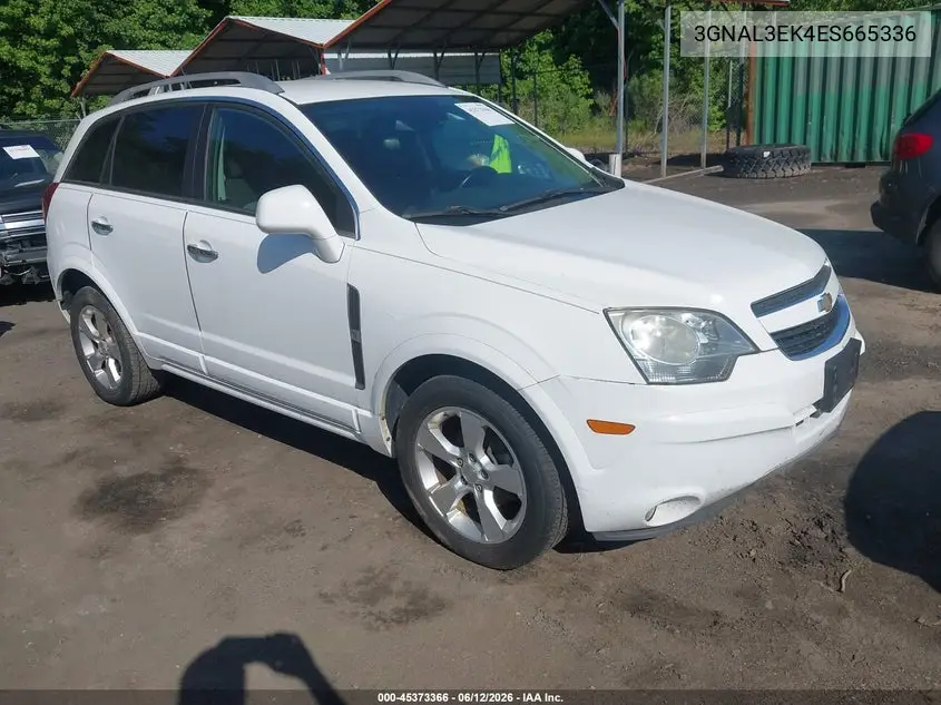 2014 Chevrolet Captiva Sport Fleet Lt VIN: 3GNAL3EK4ES665336 Lot: 45373366