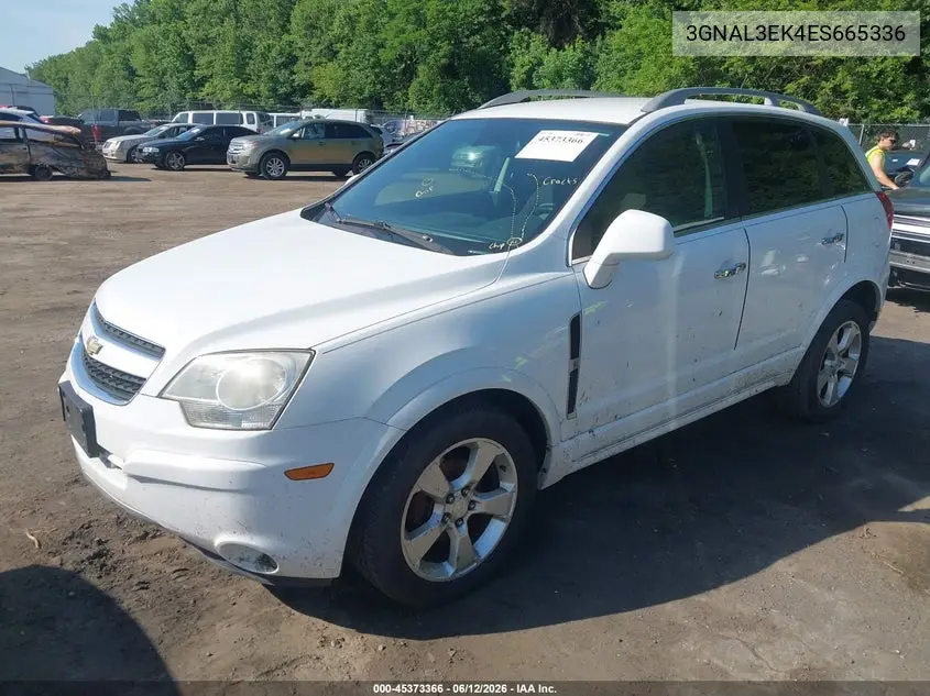 2014 Chevrolet Captiva Sport Fleet Lt VIN: 3GNAL3EK4ES665336 Lot: 45373366