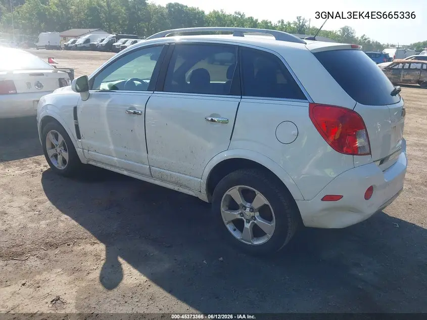 2014 Chevrolet Captiva Sport Fleet Lt VIN: 3GNAL3EK4ES665336 Lot: 45373366