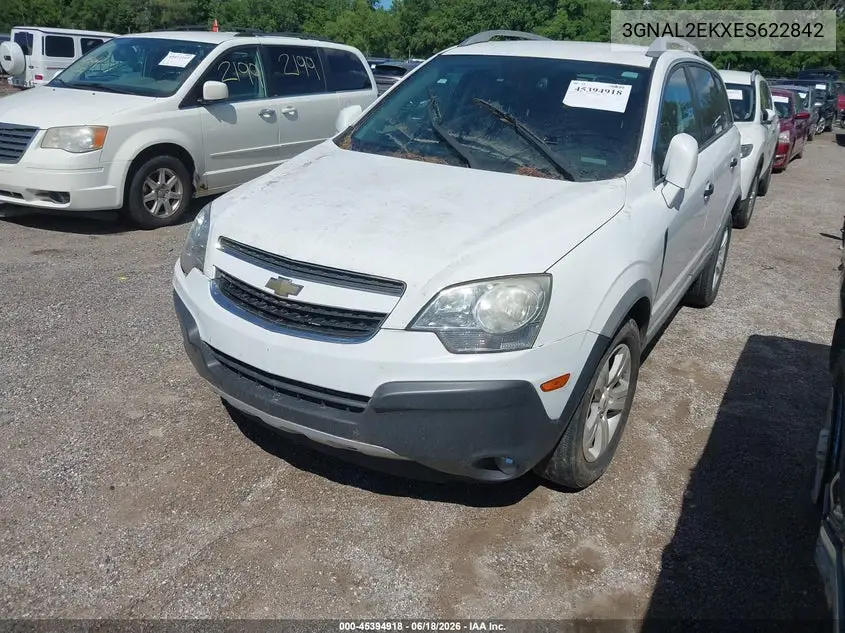 2014 Chevrolet Captiva Sport 2Ls VIN: 3GNAL2EKXES622842 Lot: 45394918