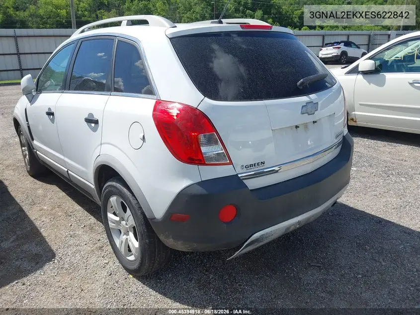 2014 Chevrolet Captiva Sport 2Ls VIN: 3GNAL2EKXES622842 Lot: 45394918