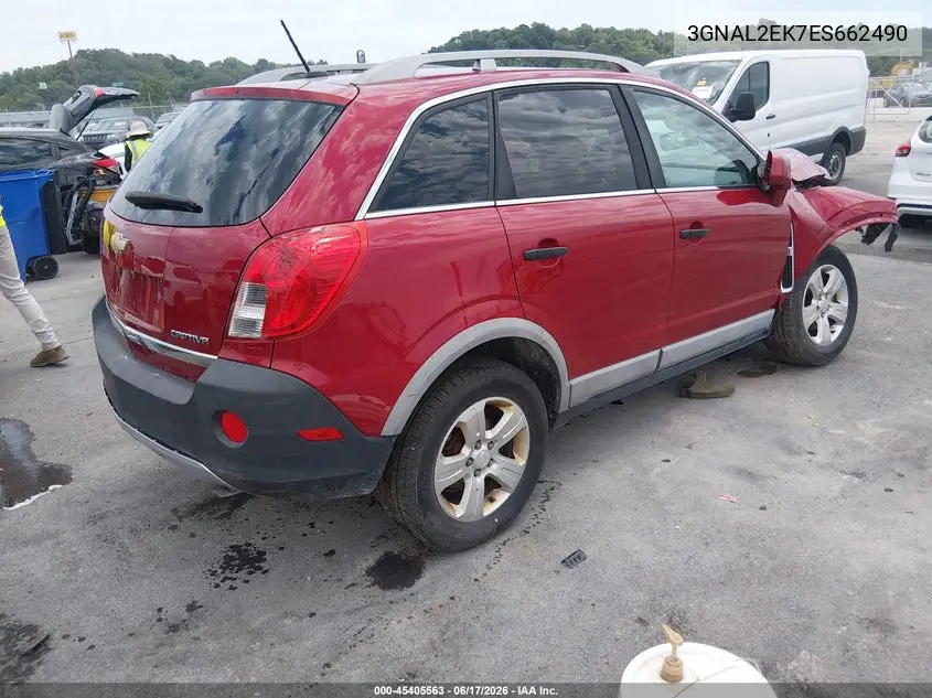2014 Chevrolet Captiva Sport 2Ls VIN: 3GNAL2EK7ES662490 Lot: 45405563