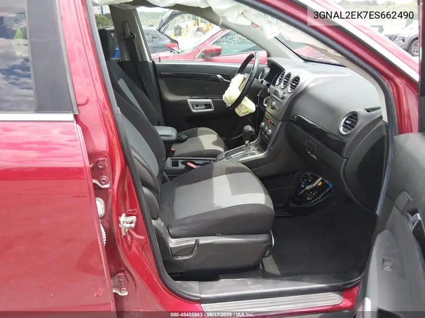 2014 Chevrolet Captiva Sport 2Ls VIN: 3GNAL2EK7ES662490 Lot: 45405563