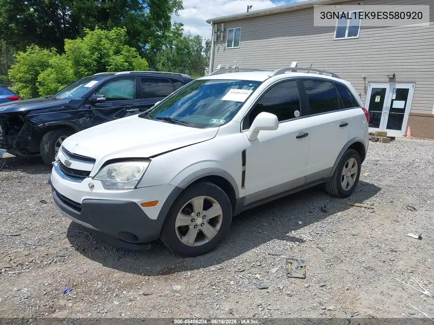 2014 Chevrolet Captiva Sport Fleet Ls VIN: 3GNAL1EK9ES580920 Lot: 45406204