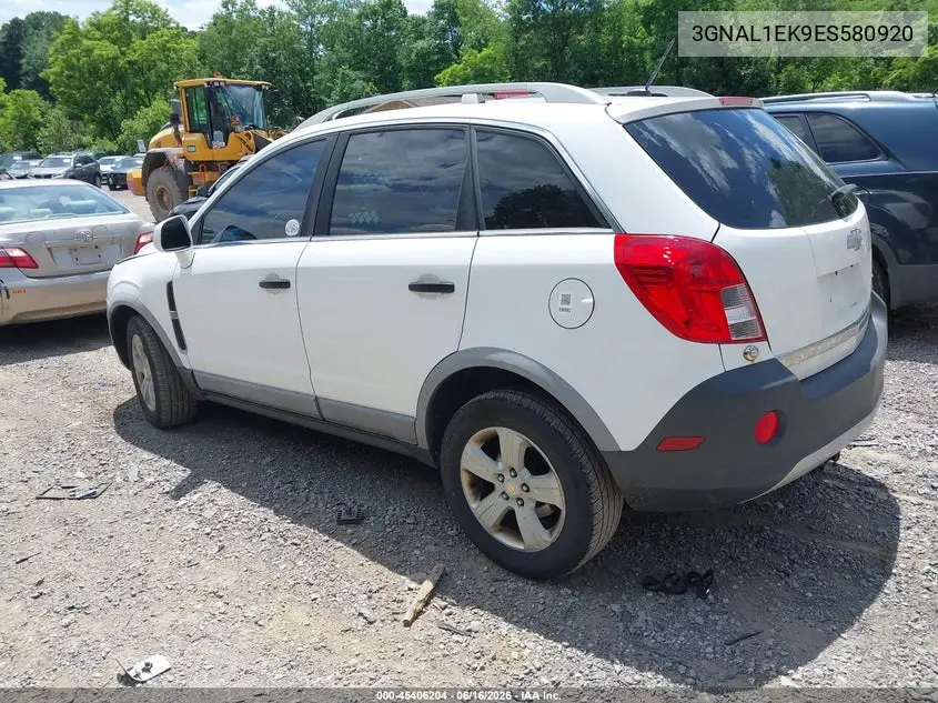 2014 Chevrolet Captiva Sport Fleet Ls VIN: 3GNAL1EK9ES580920 Lot: 45406204