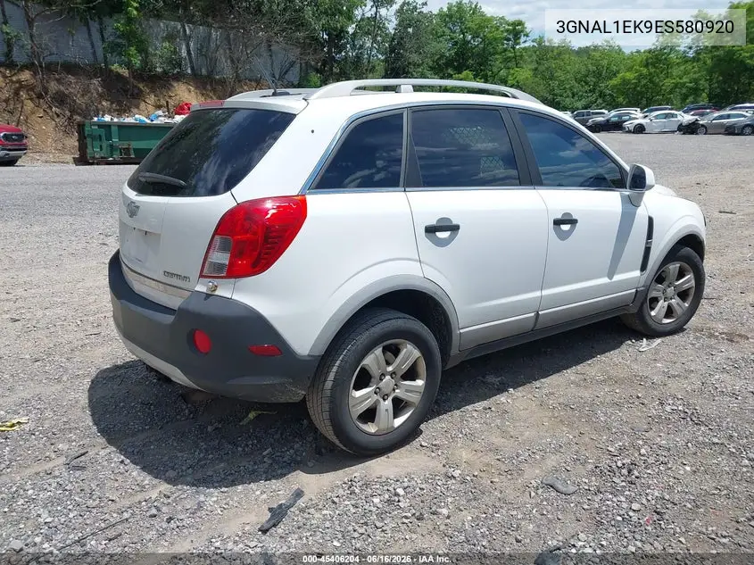 2014 Chevrolet Captiva Sport Fleet Ls VIN: 3GNAL1EK9ES580920 Lot: 45406204