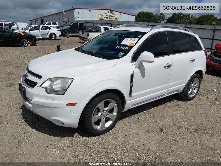 2014 Chevrolet Captiva Sport Fleet Lt VIN: 3GNAL3EK4ES662825 Lot: 45422671