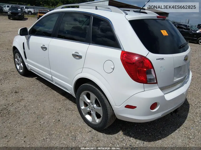 2014 Chevrolet Captiva Sport Fleet Lt VIN: 3GNAL3EK4ES662825 Lot: 45422671