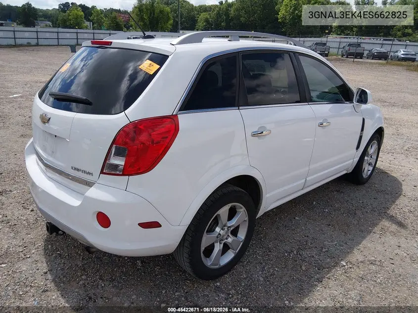 2014 Chevrolet Captiva Sport Fleet Lt VIN: 3GNAL3EK4ES662825 Lot: 45422671