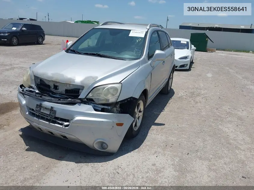 2014 Chevrolet Captiva Sport Fleet Lt VIN: 3GNAL3EK0ES558641 Lot: 45482655