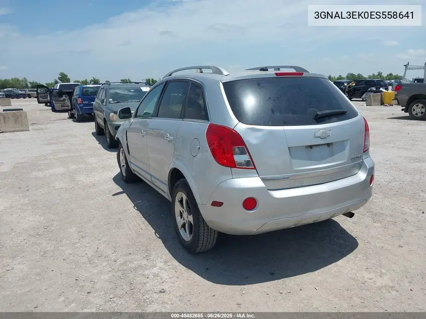 2014 Chevrolet Captiva Sport Fleet Lt VIN: 3GNAL3EK0ES558641 Lot: 45482655