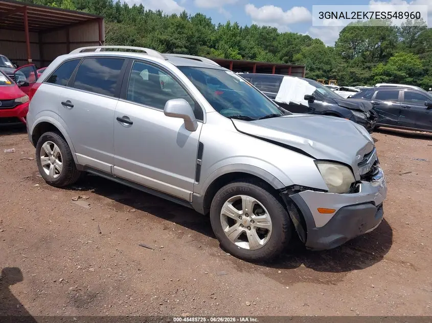 2014 Chevrolet Captiva Sport 2Ls VIN: 3GNAL2EK7ES548960 Lot: 45485725