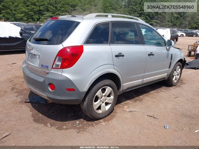 2014 Chevrolet Captiva Sport 2Ls VIN: 3GNAL2EK7ES548960 Lot: 45485725