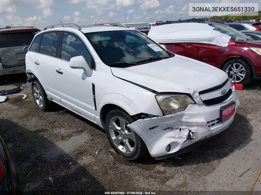 2014 Chevrolet Captiva Sport Fleet Lt VIN: 3GNAL3EKXES651330 Lot: 45491988
