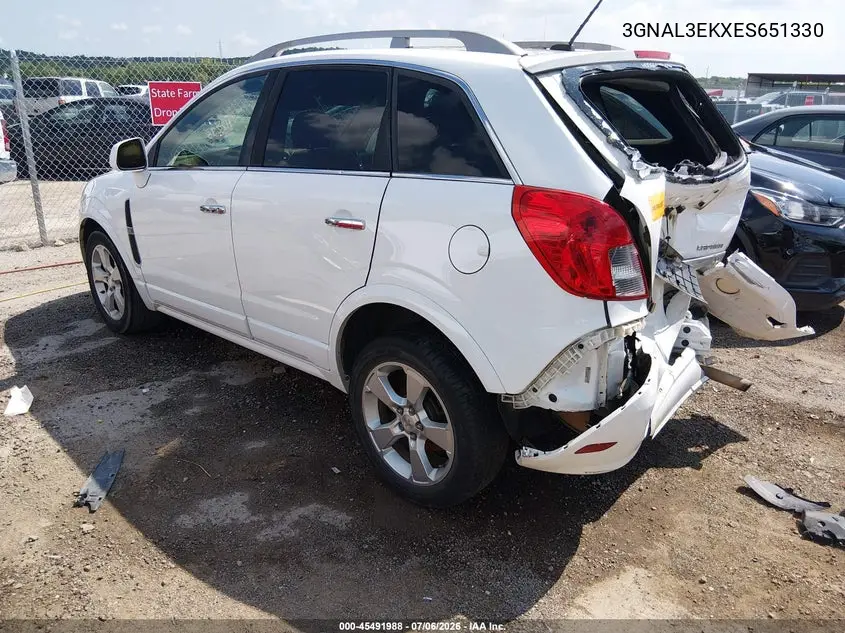 2014 Chevrolet Captiva Sport Fleet Lt VIN: 3GNAL3EKXES651330 Lot: 45491988