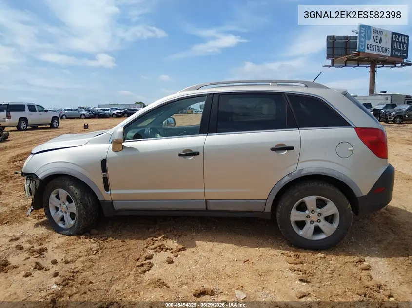 2014 Chevrolet Captiva Sport Fleet Ls VIN: 3GNAL2EK2ES582398 Lot: 45494329