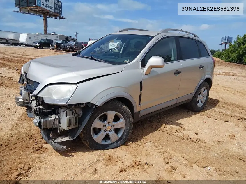 2014 Chevrolet Captiva Sport Fleet Ls VIN: 3GNAL2EK2ES582398 Lot: 45494329