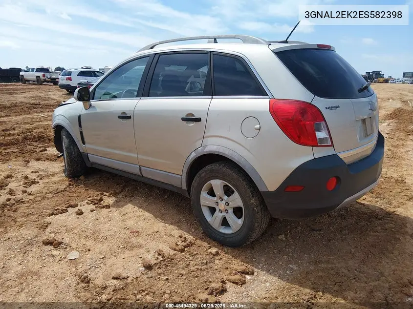 2014 Chevrolet Captiva Sport Fleet Ls VIN: 3GNAL2EK2ES582398 Lot: 45494329