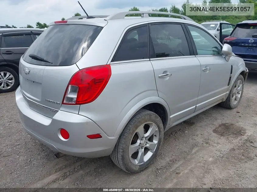 2014 Chevrolet Captiva Sport Fleet Ltz VIN: 3GNAL4EK5ES591057 Lot: 45496107