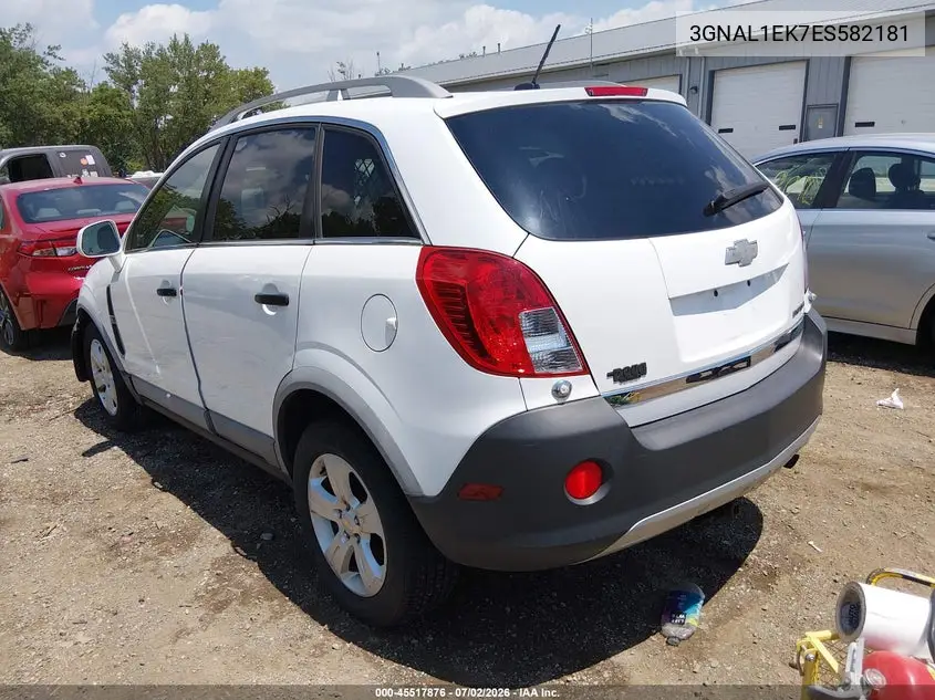 2014 Chevrolet Captiva Sport Fleet Ls VIN: 3GNAL1EK7ES582181 Lot: 45517876