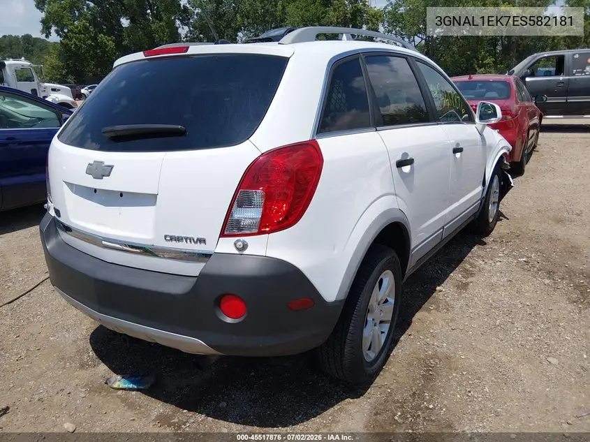 2014 Chevrolet Captiva Sport Fleet Ls VIN: 3GNAL1EK7ES582181 Lot: 45517876