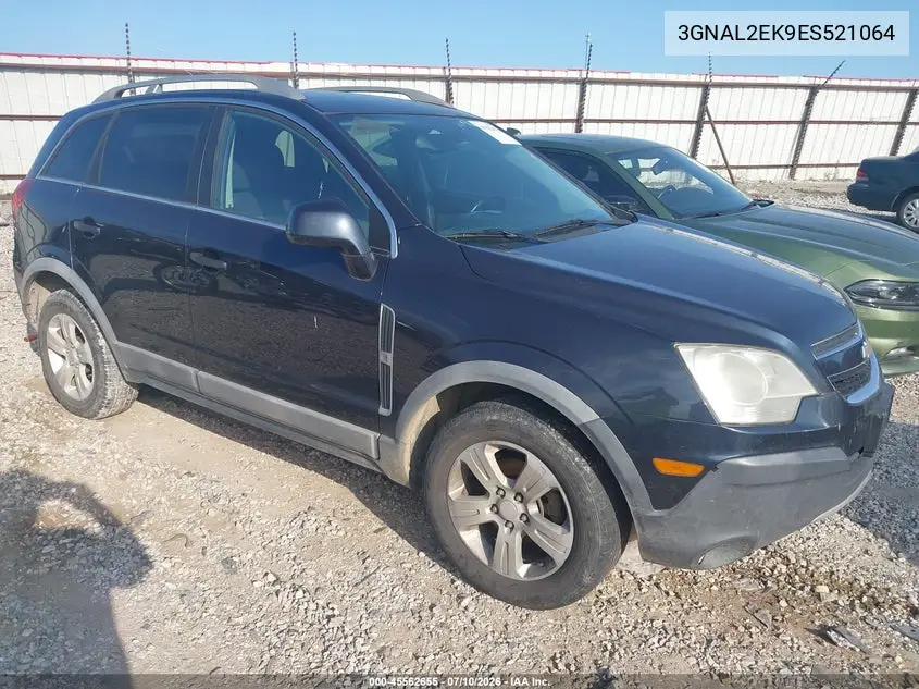 2014 Chevrolet Captiva Sport Fleet Ls VIN: 3GNAL2EK9ES521064 Lot: 45562655