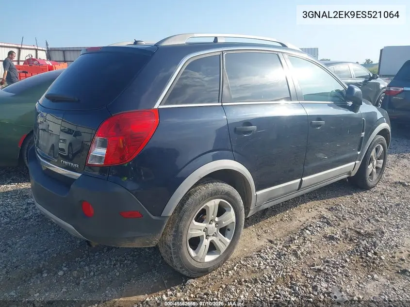 2014 Chevrolet Captiva Sport Fleet Ls VIN: 3GNAL2EK9ES521064 Lot: 45562655