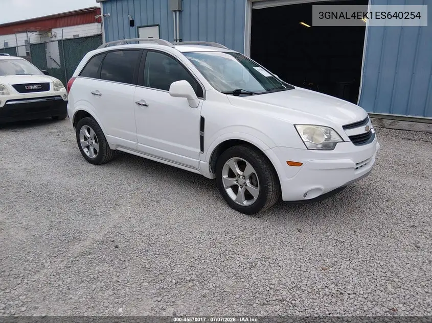 2014 Chevrolet Captiva Sport Fleet Ltz VIN: 3GNAL4EK1ES640254 Lot: 45570017