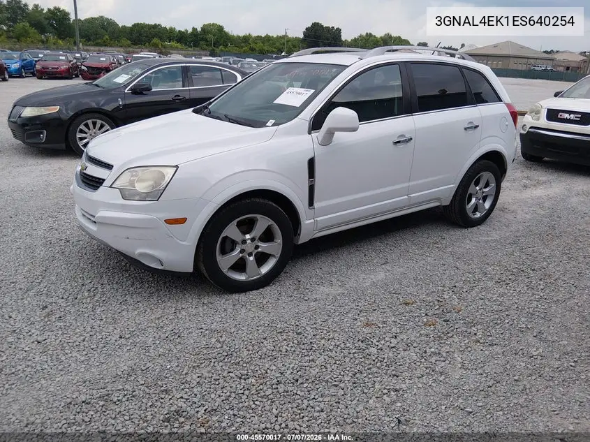 2014 Chevrolet Captiva Sport Fleet Ltz VIN: 3GNAL4EK1ES640254 Lot: 45570017