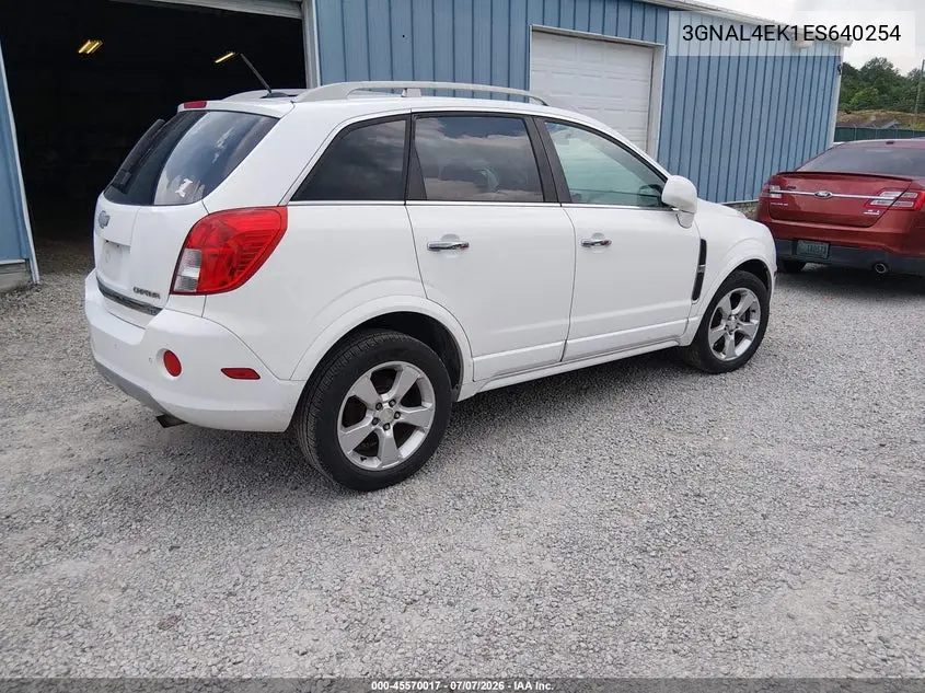 2014 Chevrolet Captiva Sport Fleet Ltz VIN: 3GNAL4EK1ES640254 Lot: 45570017