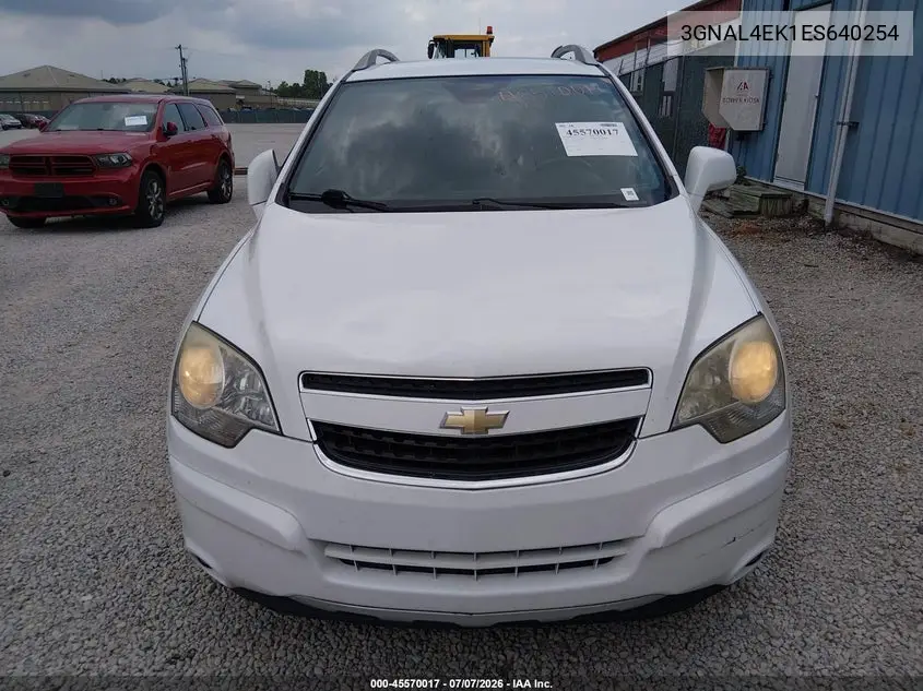 2014 Chevrolet Captiva Sport Fleet Ltz VIN: 3GNAL4EK1ES640254 Lot: 45570017