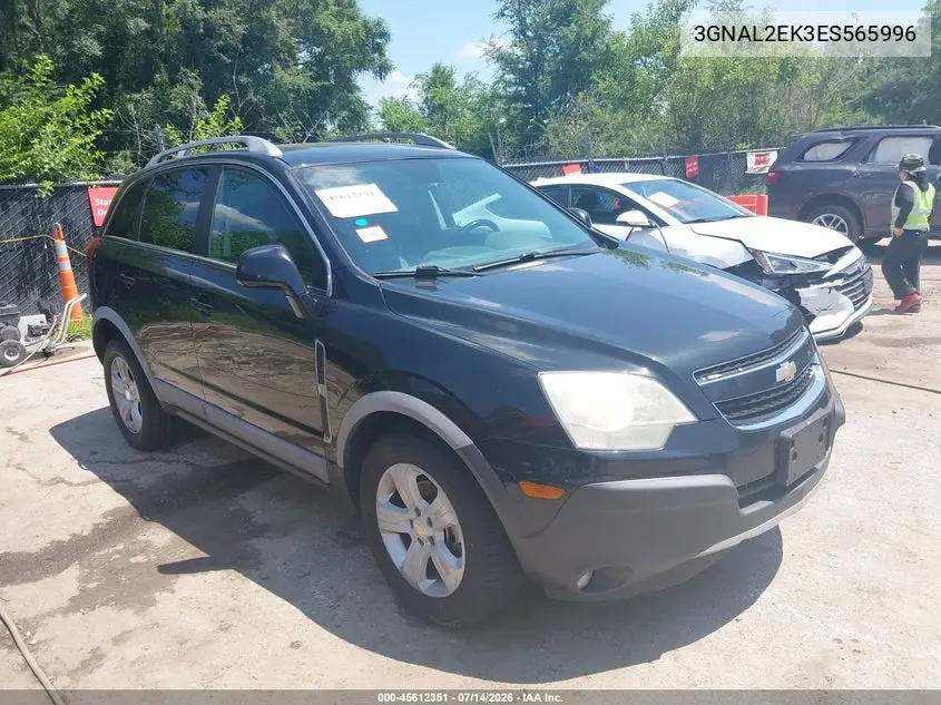 2014 Chevrolet Captiva Sport Fleet Ls VIN: 3GNAL2EK3ES565996 Lot: 45612351