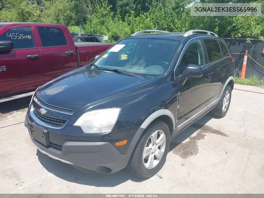 2014 Chevrolet Captiva Sport Fleet Ls VIN: 3GNAL2EK3ES565996 Lot: 45612351