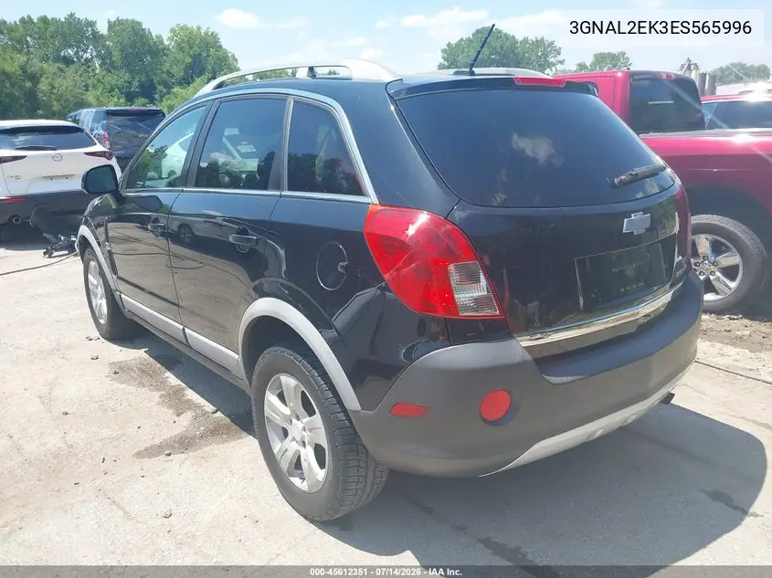 2014 Chevrolet Captiva Sport Fleet Ls VIN: 3GNAL2EK3ES565996 Lot: 45612351