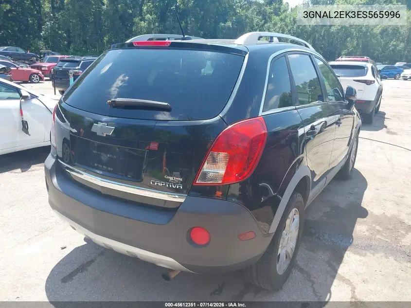 2014 Chevrolet Captiva Sport Fleet Ls VIN: 3GNAL2EK3ES565996 Lot: 45612351