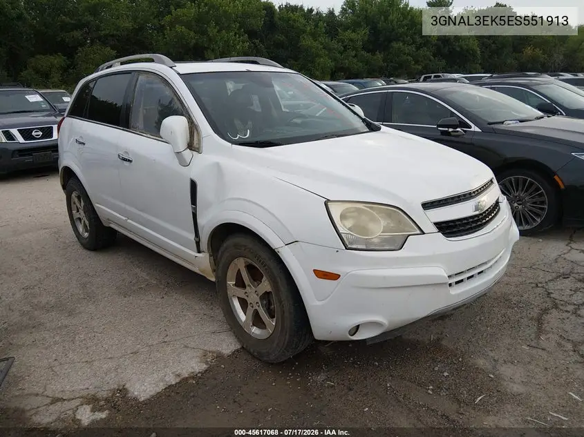 2014 Chevrolet Captiva Sport Fleet Lt VIN: 3GNAL3EK5ES551913 Lot: 45617068