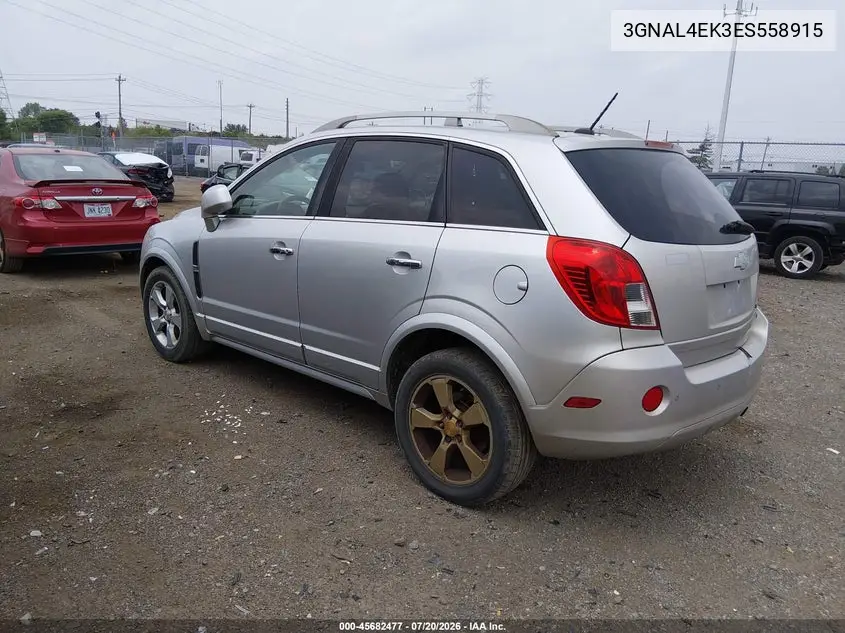 2014 Chevrolet Captiva Sport Fleet Ltz VIN: 3GNAL4EK3ES558915 Lot: 45682477