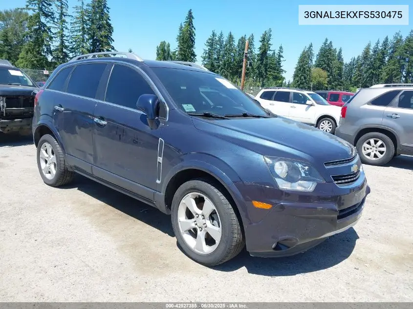 2015 Chevrolet Captiva Sport Lt VIN: 3GNAL3EKXFS530475 Lot: 42527385