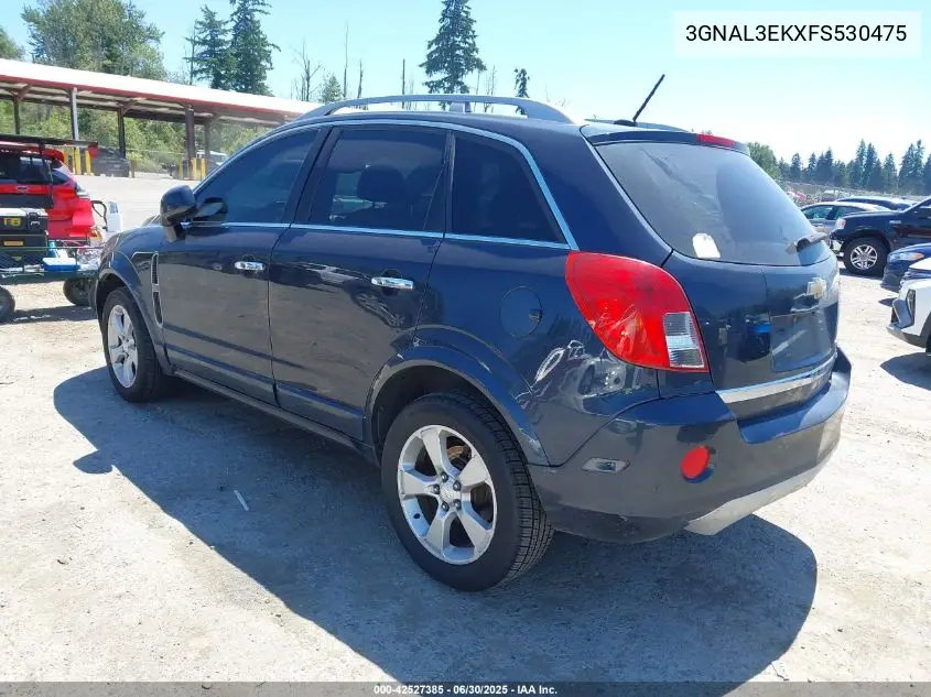 2015 Chevrolet Captiva Sport Lt VIN: 3GNAL3EKXFS530475 Lot: 42527385