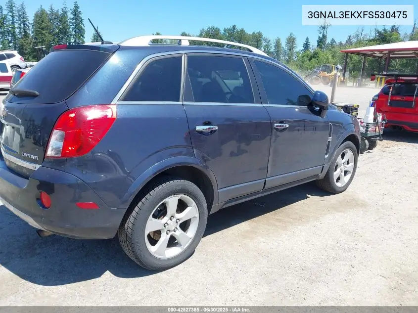2015 Chevrolet Captiva Sport Lt VIN: 3GNAL3EKXFS530475 Lot: 42527385