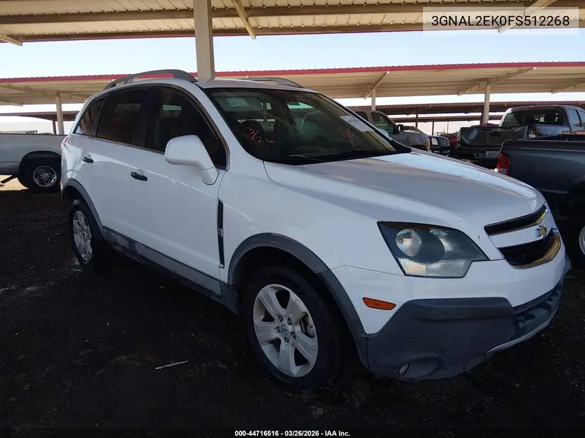 2015 Chevrolet Captiva Sport 2Ls VIN: 3GNAL2EK0FS512268 Lot: 44716516