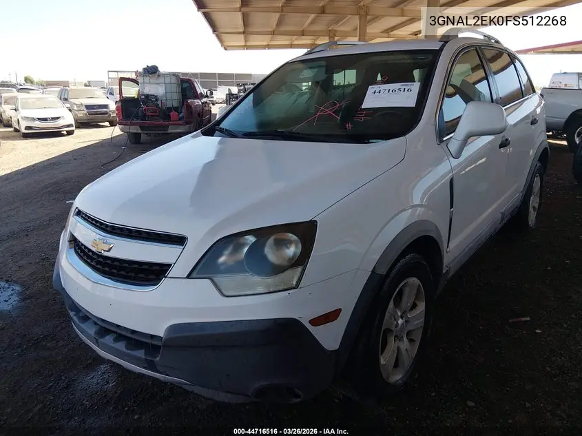 2015 Chevrolet Captiva Sport 2Ls VIN: 3GNAL2EK0FS512268 Lot: 44716516