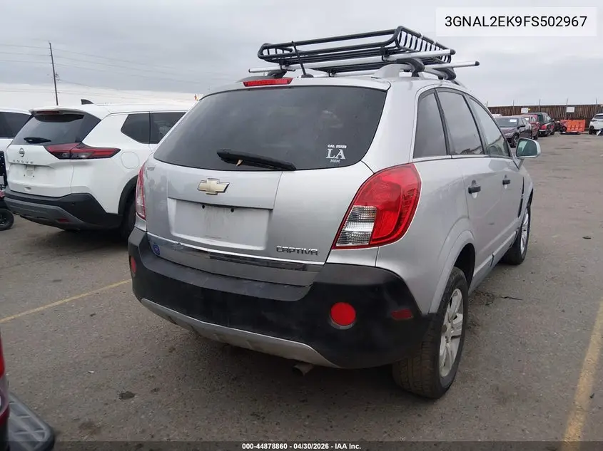 2015 Chevrolet Captiva Sport 2Ls VIN: 3GNAL2EK9FS502967 Lot: 44878860