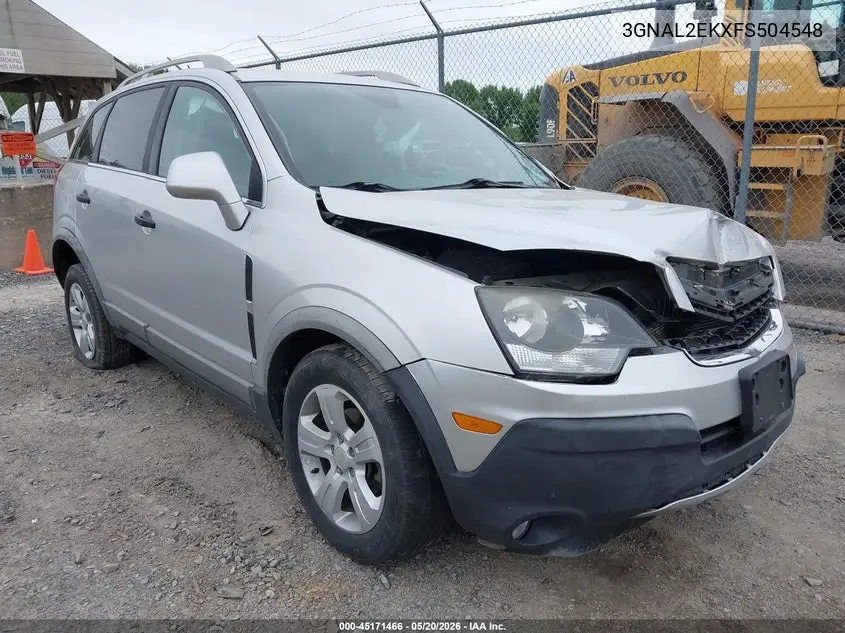 2015 Chevrolet Captiva Sport 2Ls VIN: 3GNAL2EKXFS504548 Lot: 45171466