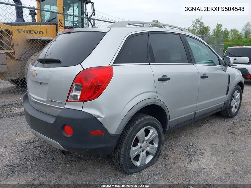 2015 Chevrolet Captiva Sport 2Ls VIN: 3GNAL2EKXFS504548 Lot: 45171466