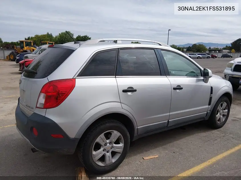 2015 Chevrolet Captiva Sport 2Ls VIN: 3GNAL2EK1FS531895 Lot: 45335768