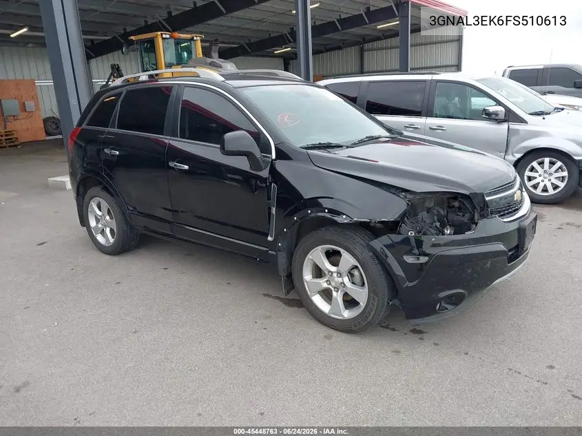 2015 Chevrolet Captiva Sport Fleet Lt VIN: 3GNAL3EK6FS510613 Lot: 45448763