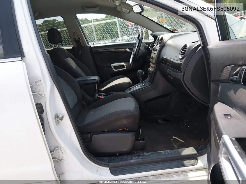 2015 Chevrolet Captiva Sport Fleet Lt VIN: 3GNAL3EK6FS506092 Lot: 45458241